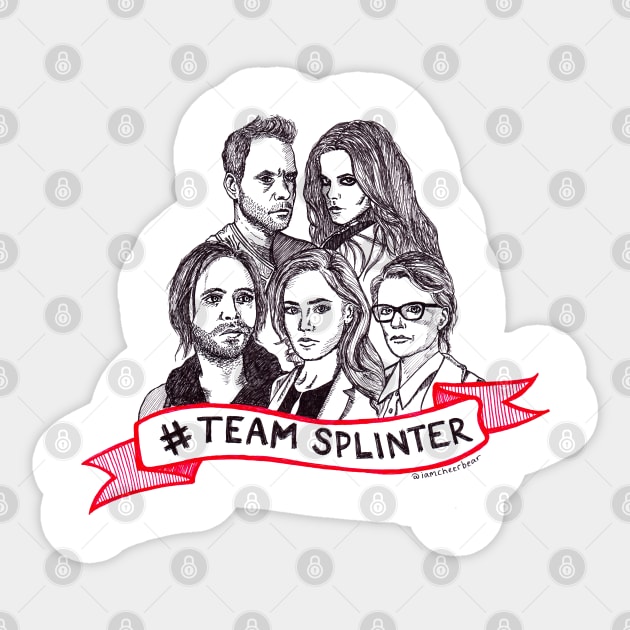 Team Splinter Sticker by iamcheerbear